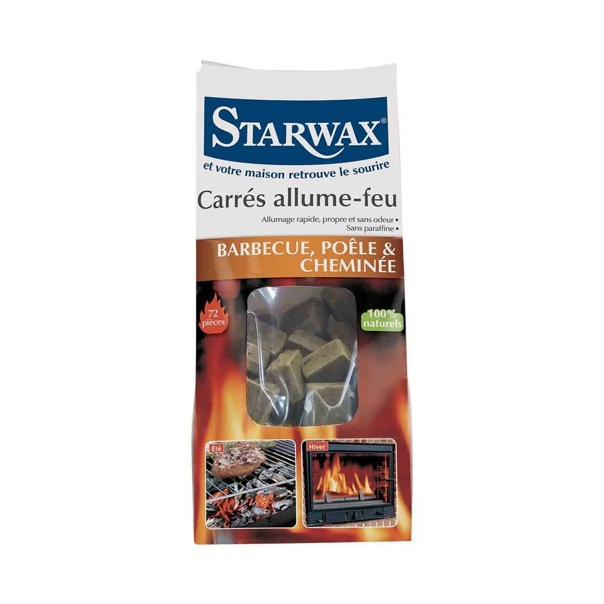 Rouleaux allume-feu pour barbecue, poêle et cheminée x25 STARWAX